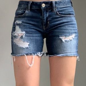 Midi Jean Shorts